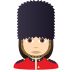 💂🏻‍♀️ woman guard: light skin tone display on JoyPixels